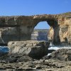 Gozo, skalní okno dnes již neexistující